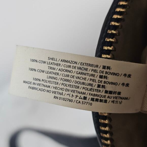 Kate Spade Black Coated Canvas Shoulder Bag Minimalist Neutral Quiet Luxury - Picture 10 of 10